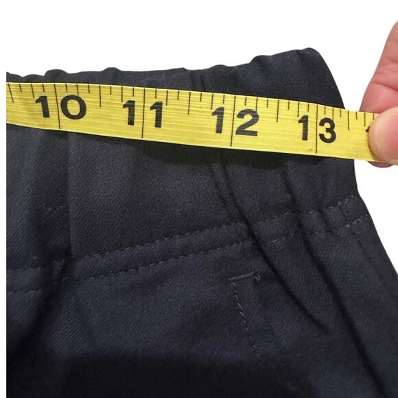 Max Mara Weekend Women's Hateley Soft Wool Flannel Pull-on Trousers Navy, size 2 - Picture 7 of 10